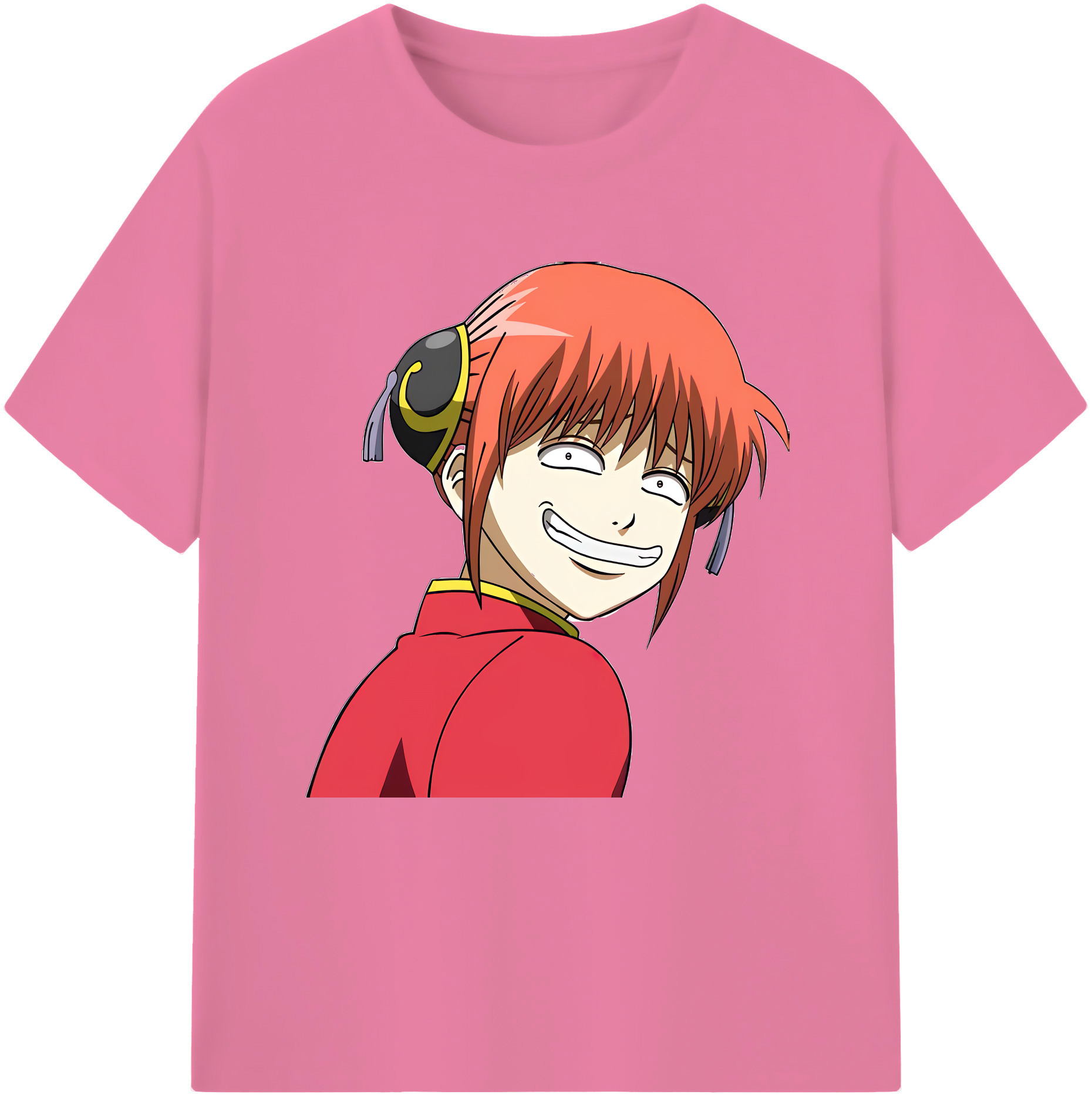 （画像用） ぎんたま 坂田銀時（さかたぎんとき） 神楽 志村新八（しむら しんぱち） GINTAMA Sakata Gintoki Kagura Shimura Shinpachi 綿100％半袖Tシャツ（フロントプリント）
